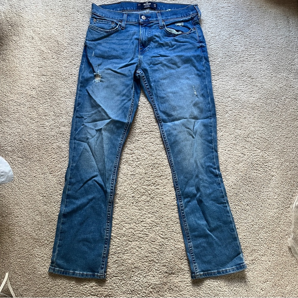 Hollister Mens Jeans Slim Straight 29/30
